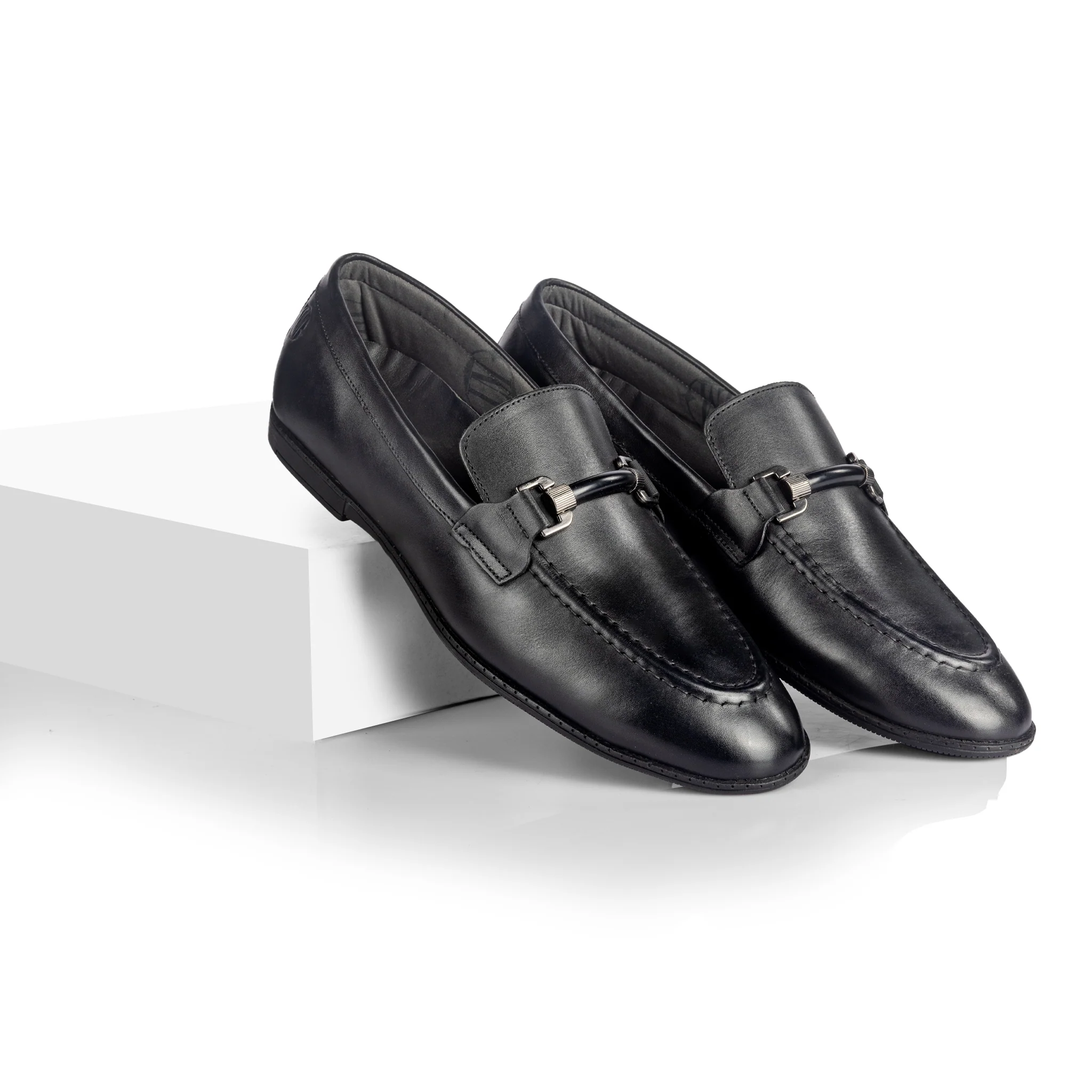 Davin Corded Loafer (Piano Black) - Image 3