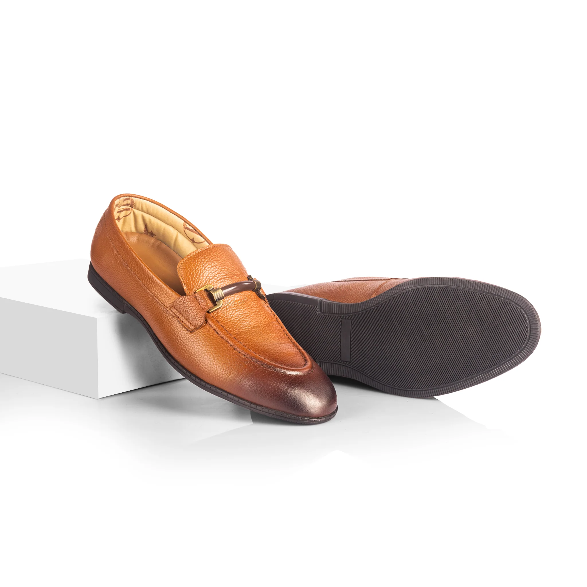Davin Corded Loafer (Tan) - Image 4