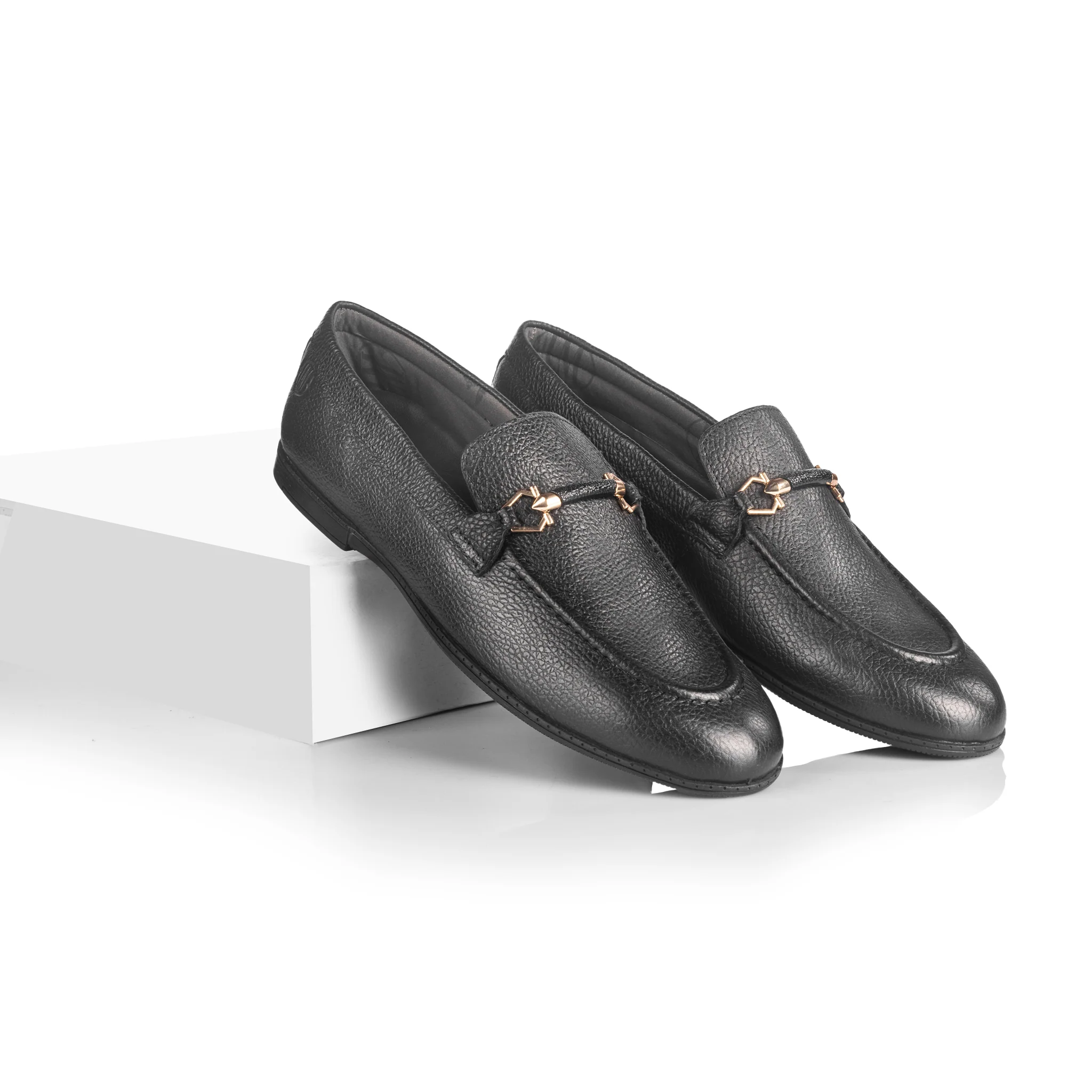 Domnic Corded Loafer (Piano Black) - Image 3