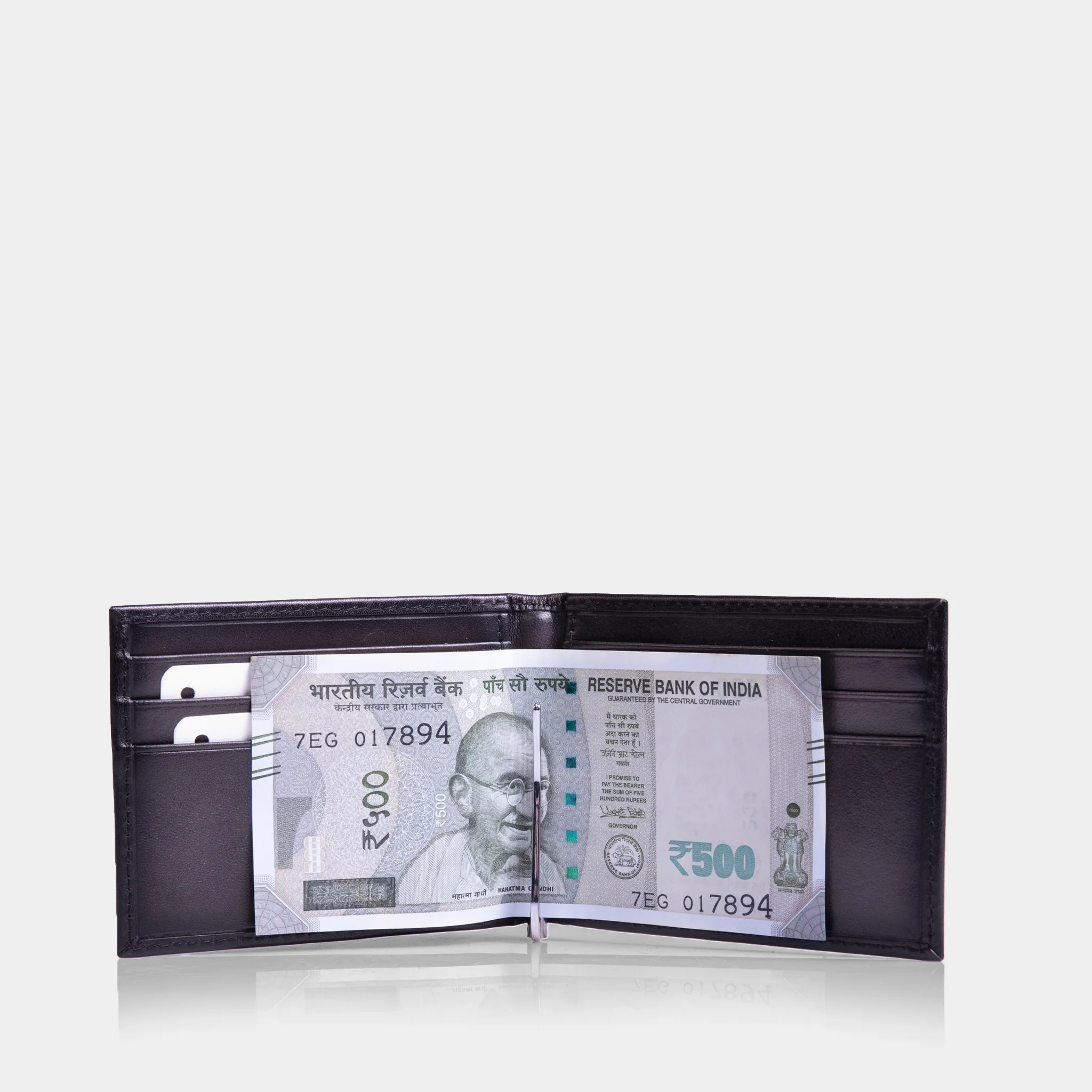 Grant Money Clip Wallet (Burnt Brown) - Image 4