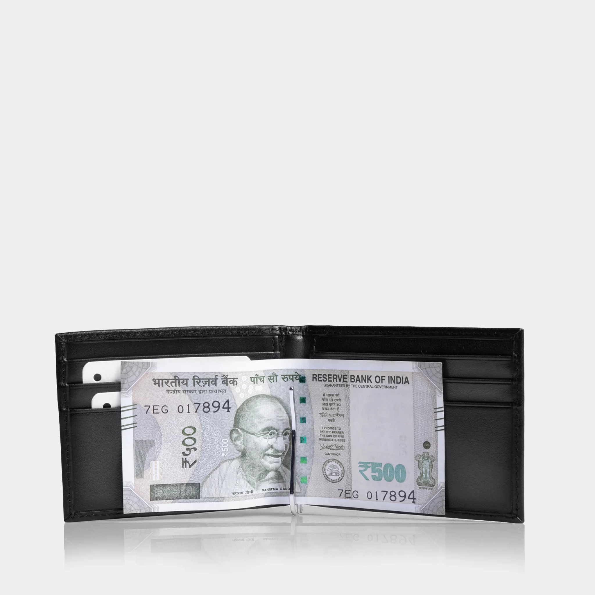 Grant Money Clip Wallet (Charcoal Black) - Image 4