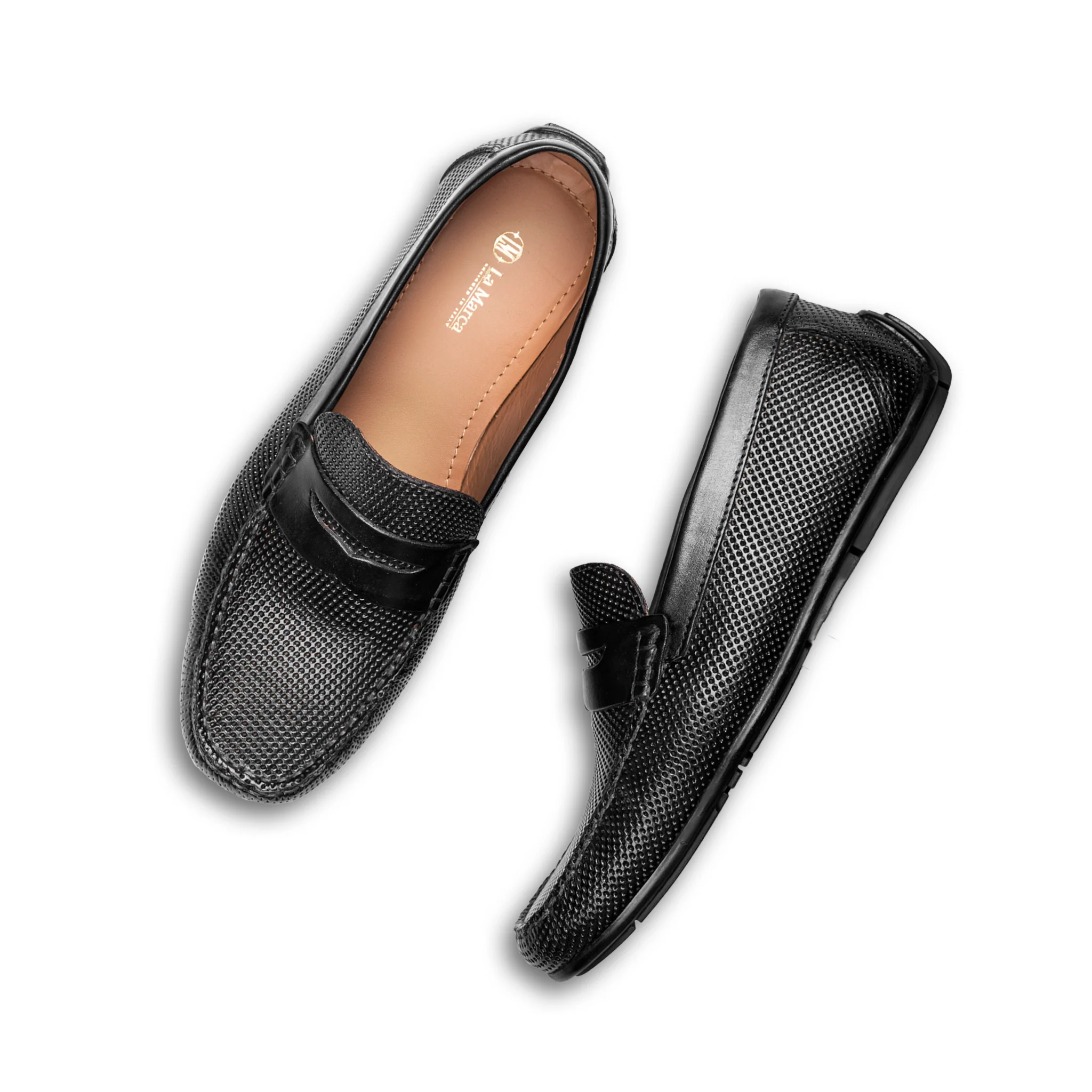Mason Driving Moccasin (Charcoal Black) - Image 5