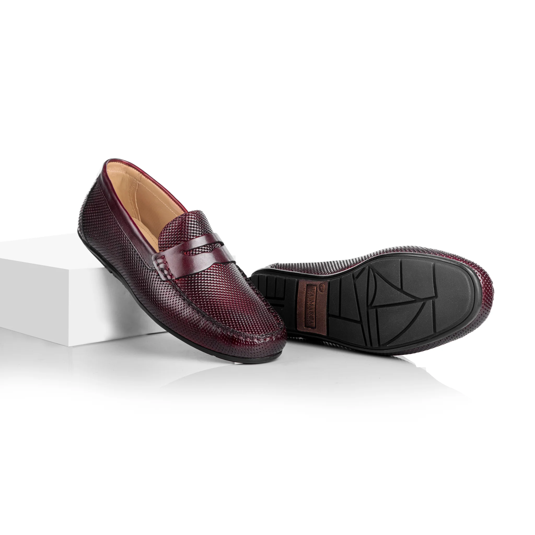 Mason Driving Moccasin (Oxblood) - Image 4