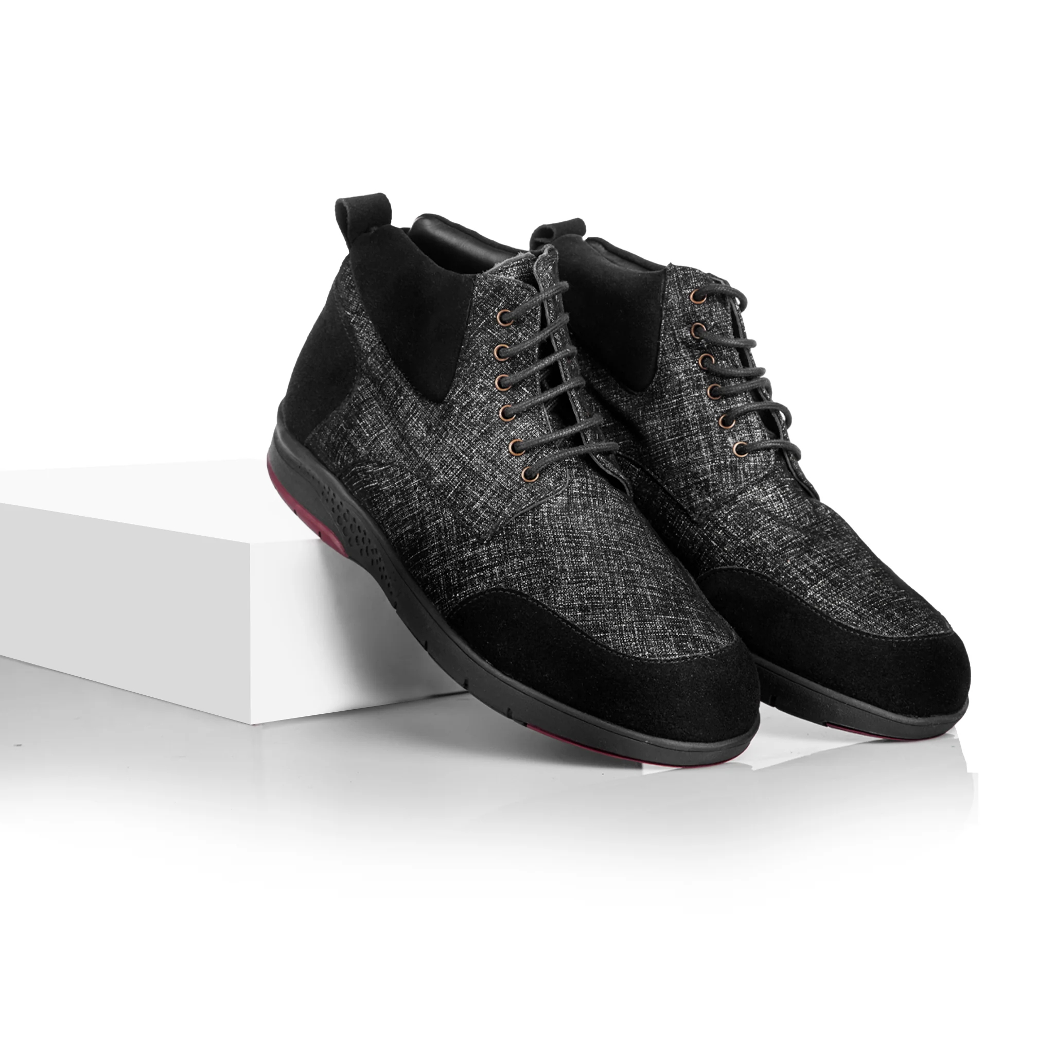 Norman Ankle Boot (Denim) - Image 3