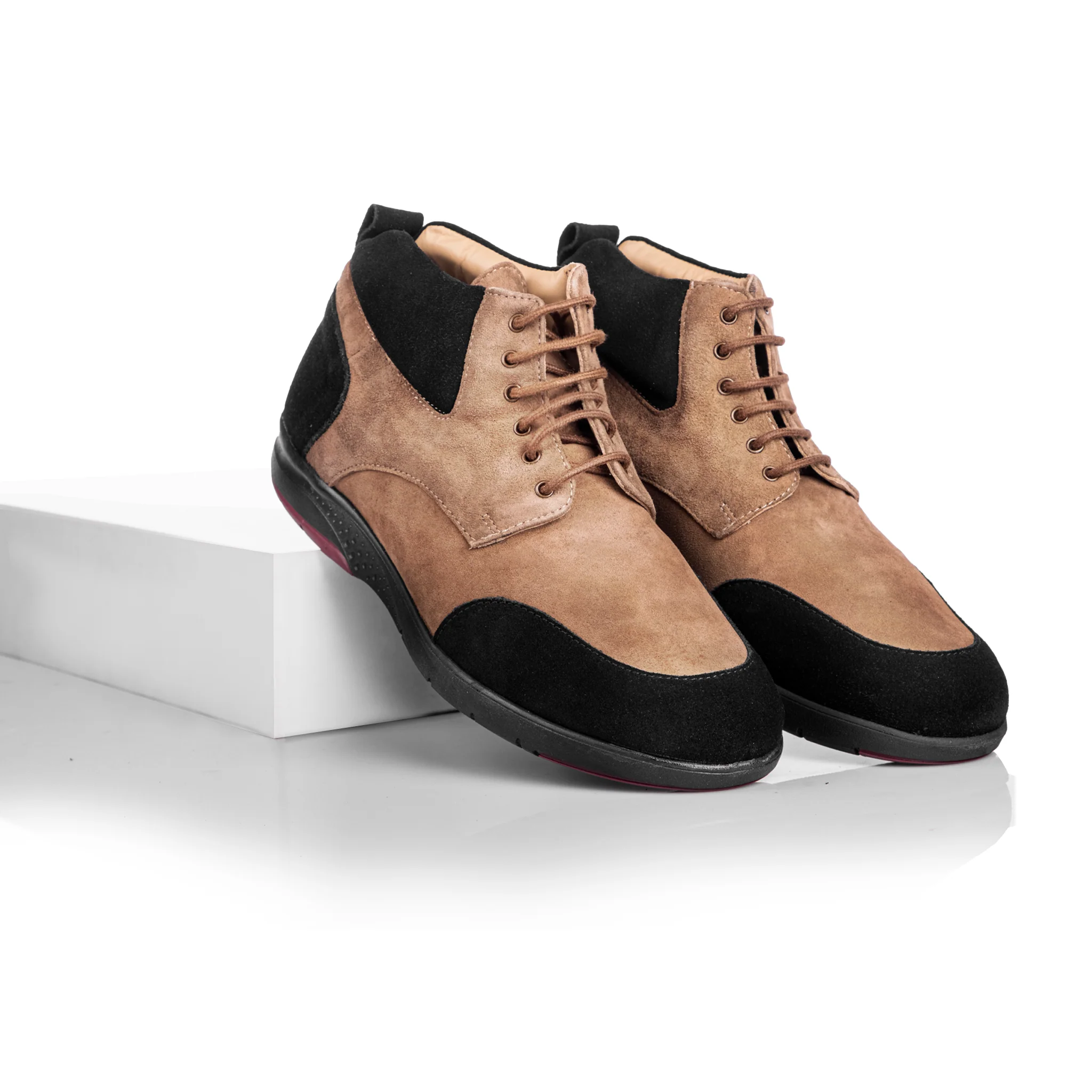 Norman Ankle Boot (Taupe) - Image 3