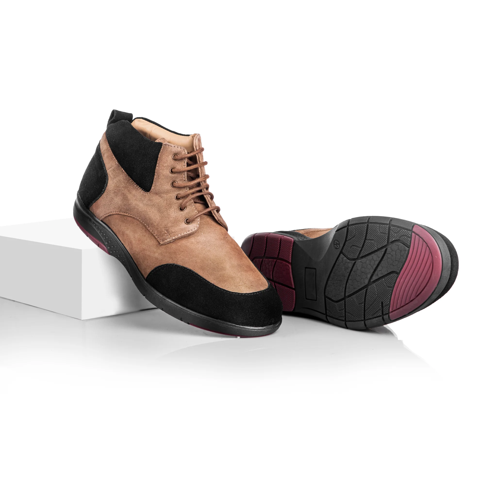 Norman Ankle Boot (Taupe) - Image 4