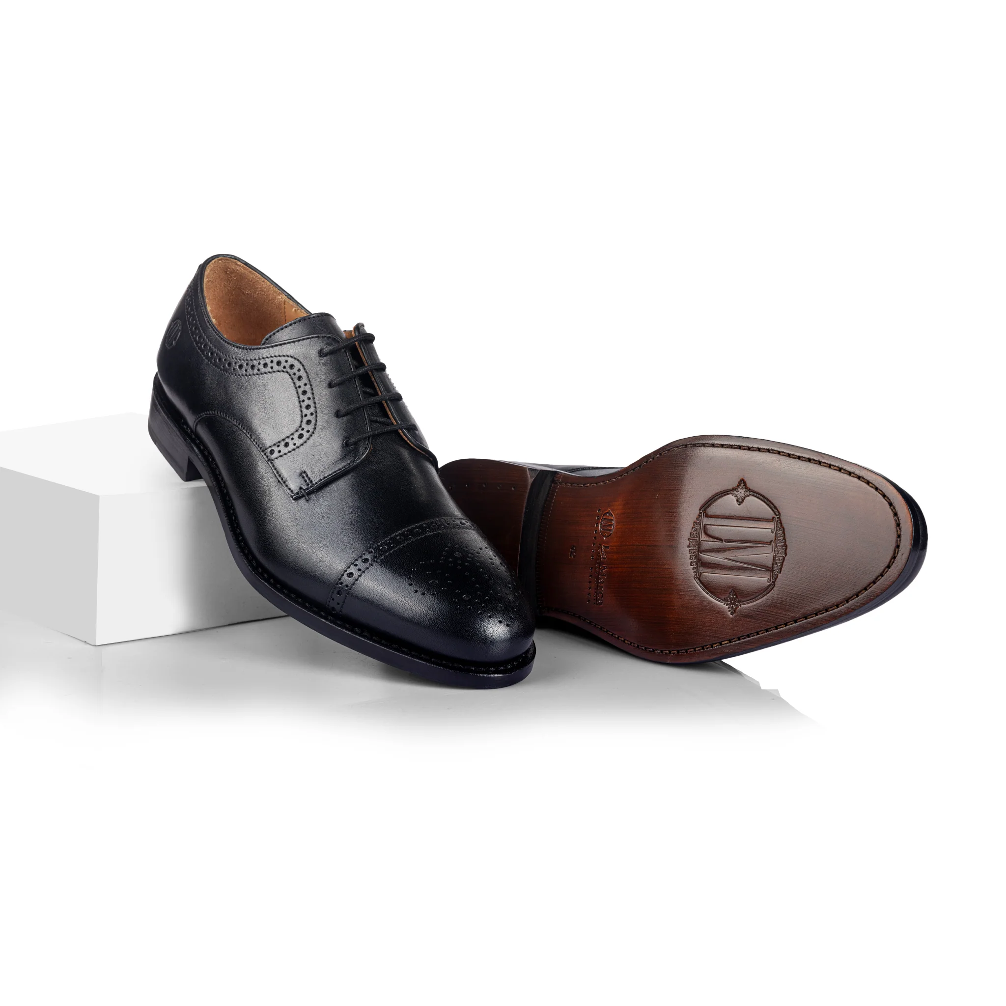 Ricardo Cap Toe Derby (Piano Black) - Image 4