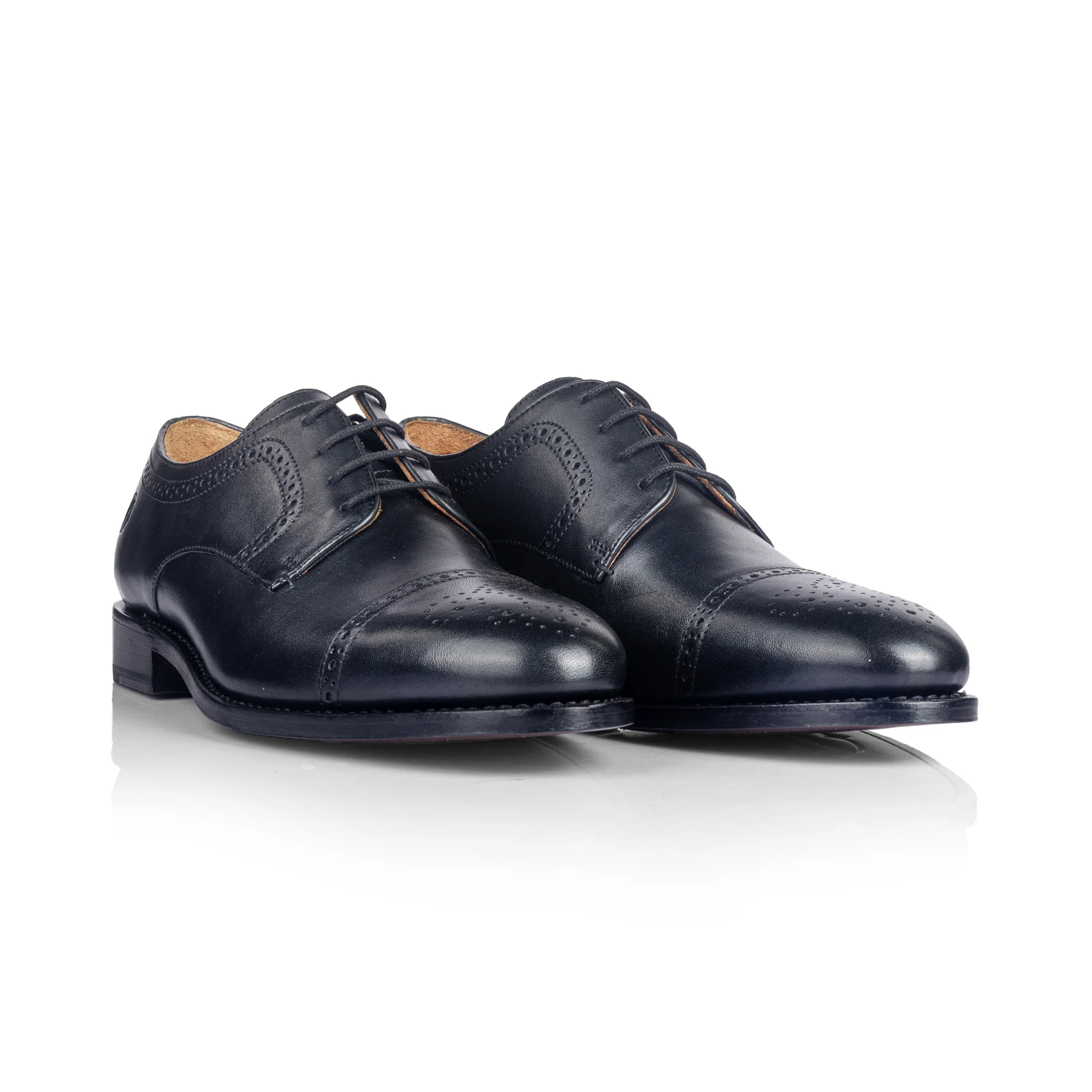 Ricardo Cap Toe Derby (Piano Black) - Image 5