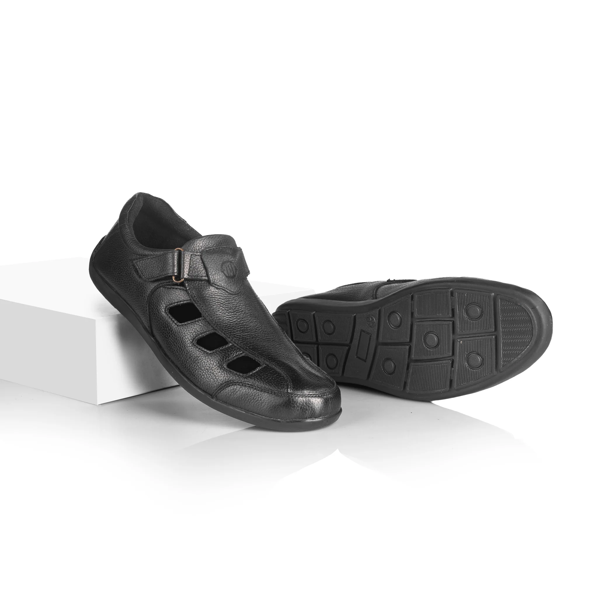 Ross II Mule Sandal (Piano Black) - Image 4